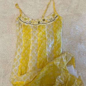 Free People Dress w/Corset Tie